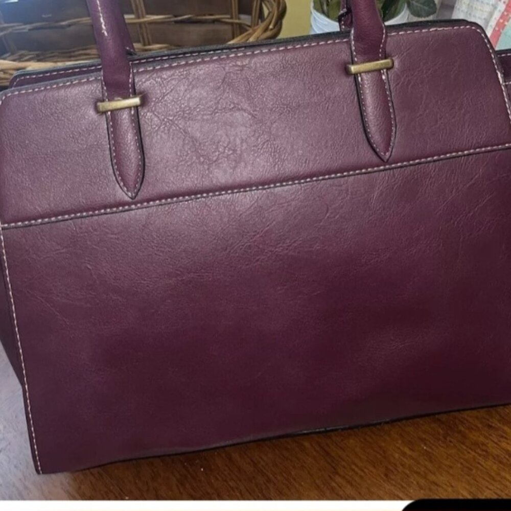 Mondani New York Handbags Dark Ruby Color NWT